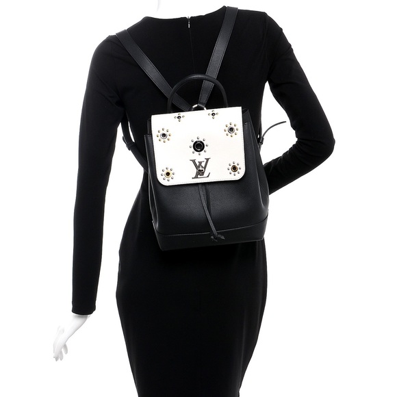 Louis Vuitton Black/White Calfskin Lockme Backpack - Picture 11 of 11